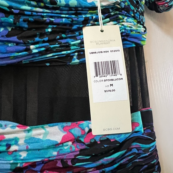 BCBG MaxAzria Dutch Blue Runway Dress - Size Medium - NWT - Picture 5 of 8